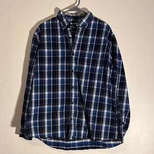 Land’s End Men's Blue Flannel Shirt